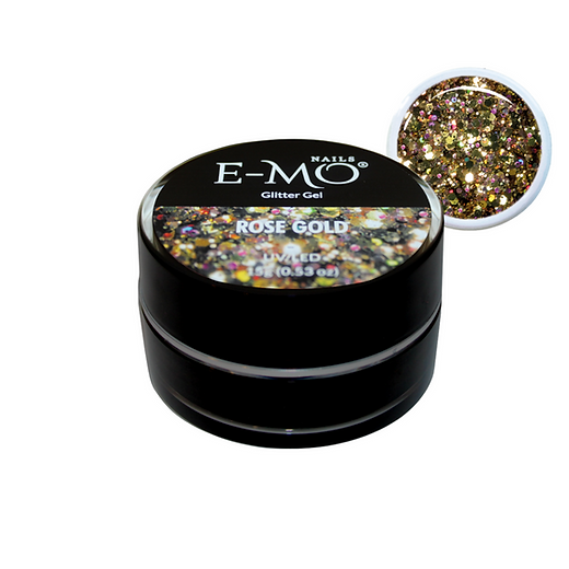 Rose Gold, Glitter Gel 15g