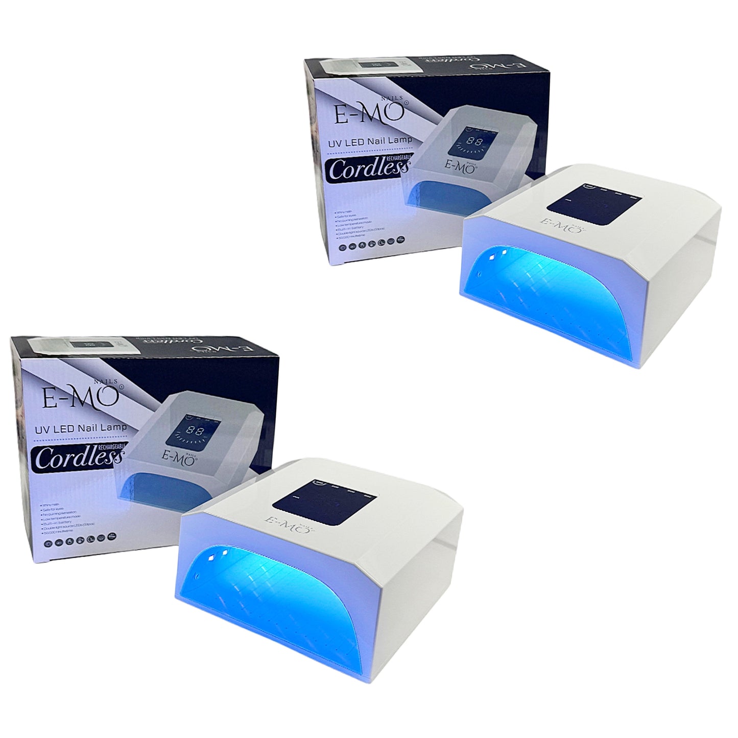 2x UV/LED, Cordless Nail Lamps