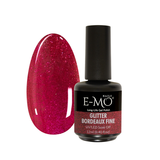Glitter Bordeaux Fine